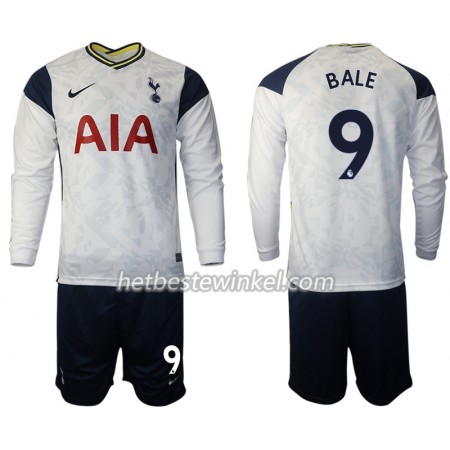 Tottenham Hotspur Gareth Bale 9 Voetbaltenues Kind Thuis 2020/21 - LS (+ Korte broeken)